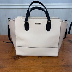 Kate Spade Laurel Way Hadlee Tote: Colorblock Saffiano Leather Satchel